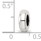Antiqued Stopper Bead in Sterling Silver