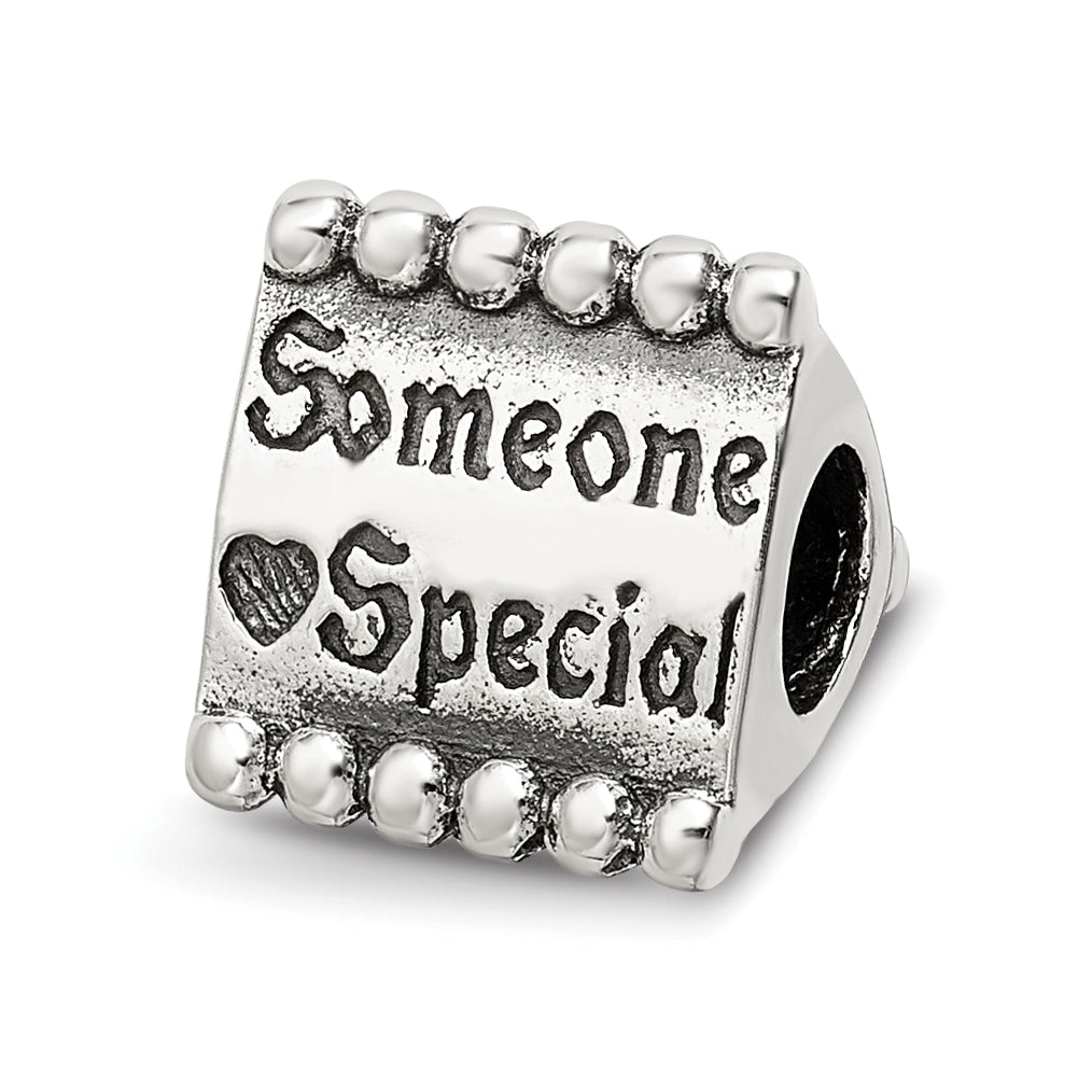 Sterling Silver Reflections Someone Special Triangle Bead