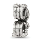 Sophia Jewelers Sterling Silver Scroll Bead with Antiqued Finish