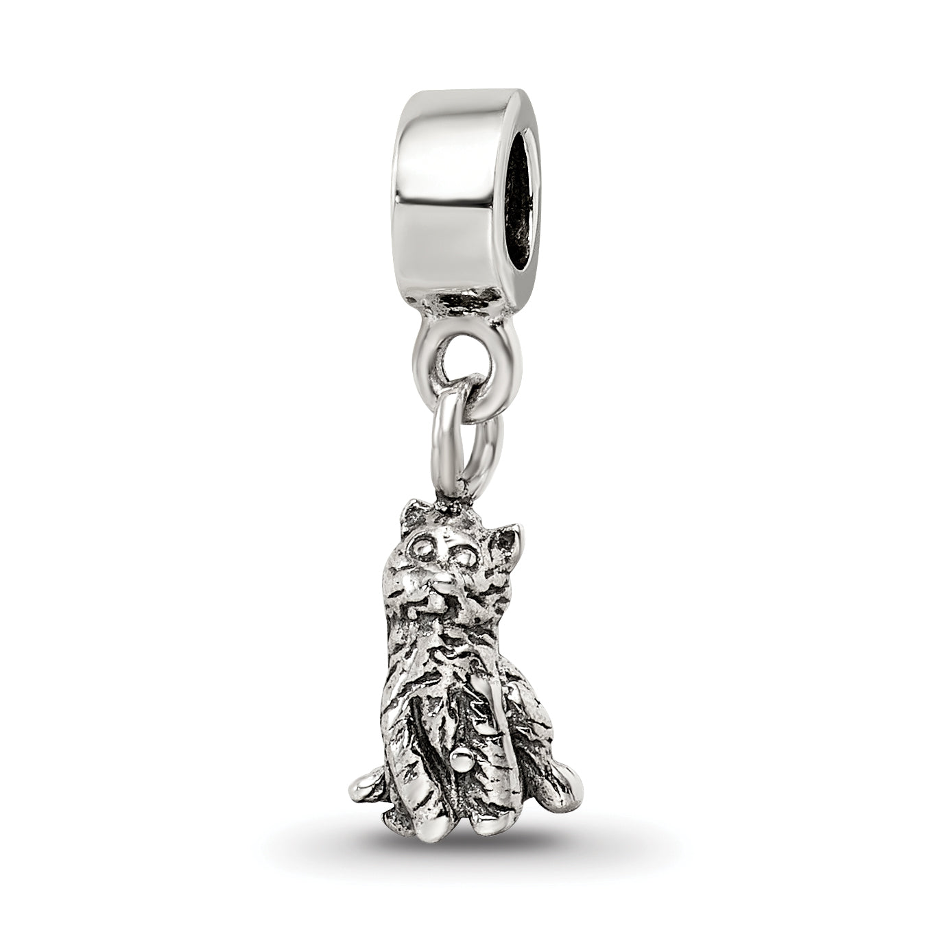 Kids Collection Sterling Silver Cat Dangle Reflections Bead Main image