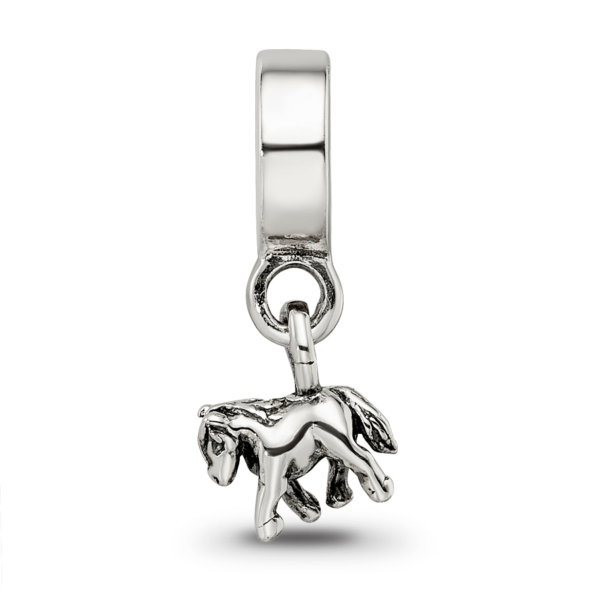 Kids Collection Sterling Silver Pony Dangle Reflections Bead