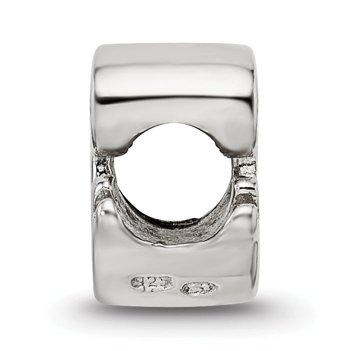 Sterling Silver 925 Script Letter G Polished Bead by Sophia Jewelers Secondary image