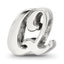 Sterling Silver Reflections Letter Q Script Bead