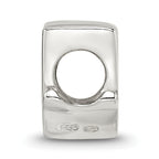 Sterling Silver 925 Script Letter Y Bead with Polished Finish Elegant Design