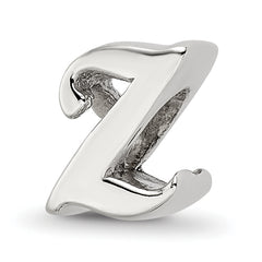 Sterling Silver Reflections Letter Z Script Bead