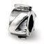 Sterling Silver Reflections Letter L Message Bead