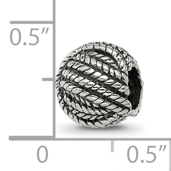 Sterling silver Reflections Ball of Yarn Bead