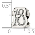 Sterling Silver 925 Sweet 18 Bead with Antiqued Finish Solid Refined Design