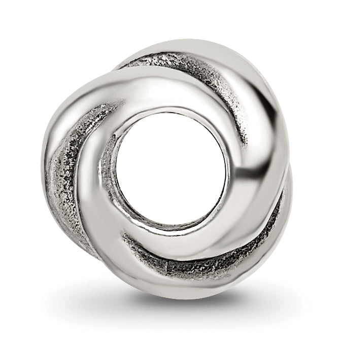 Sterling Silver 925 Bali Bead with Polished Antiqued Finish Secondary image