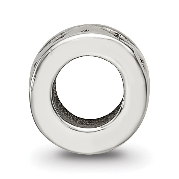 Sterling Silver 925 Antiqued Bali Bead with Solid Cast Design Secondary image