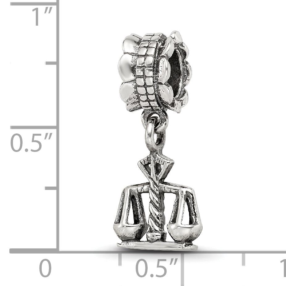 Sterling Silver Reflections Justice Dangle Bead