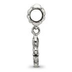 Sterling Silver Reflections Fleur de Lis Dangle Bead