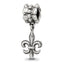 Sterling Silver Reflections Fleur de Lis Dangle Bead