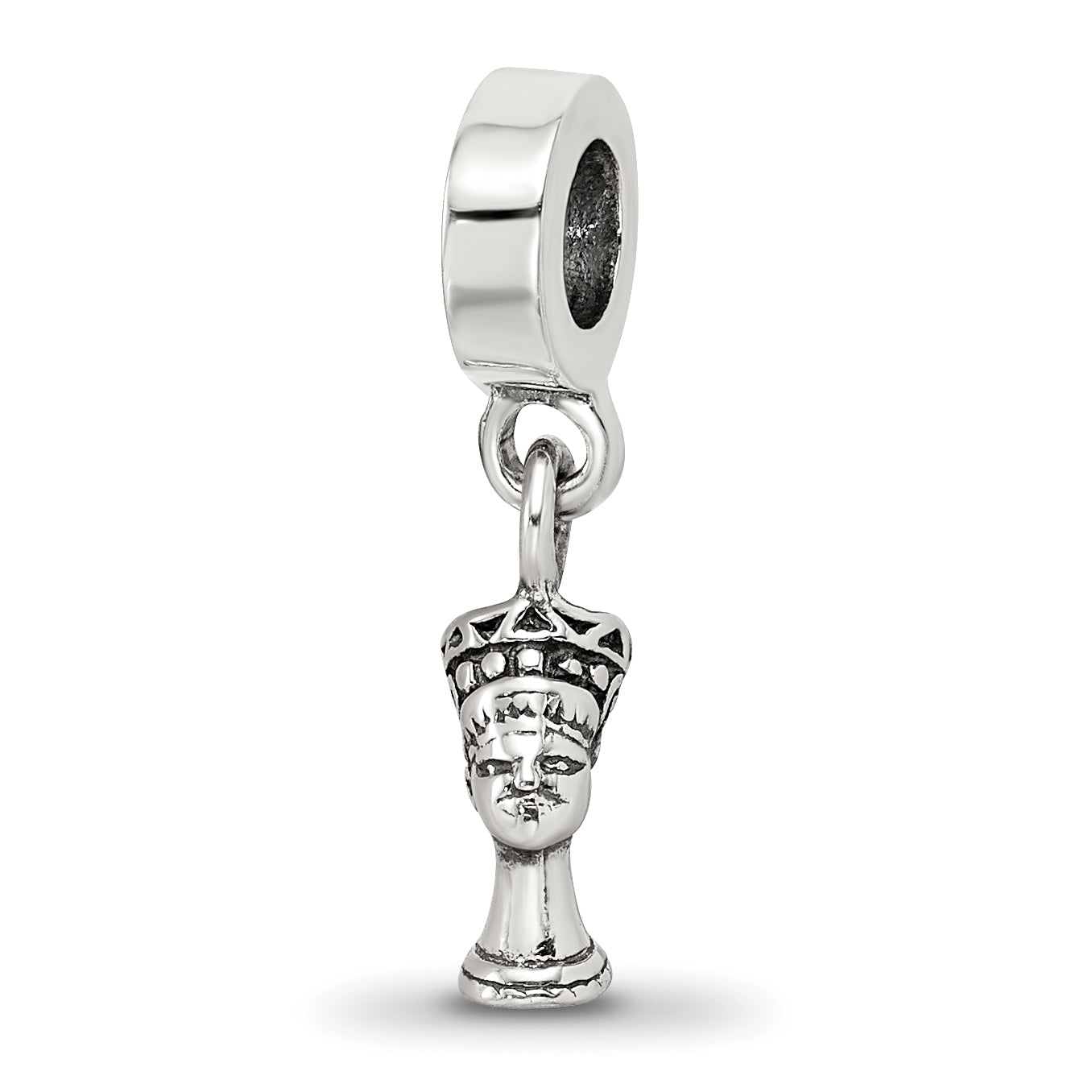 Sterling Silver Reflections Nefertiti Dangle Bead