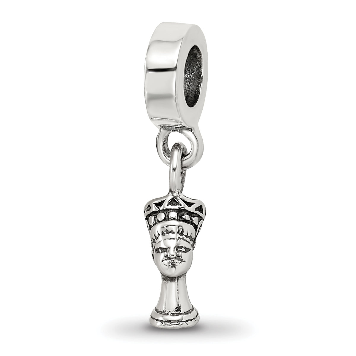 Sterling Silver Reflections Nefertiti Dangle Bead