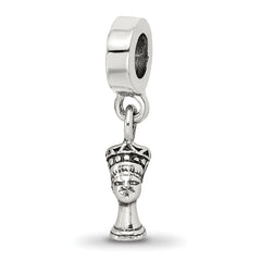Sterling Silver Reflections Nefertiti Dangle Bead