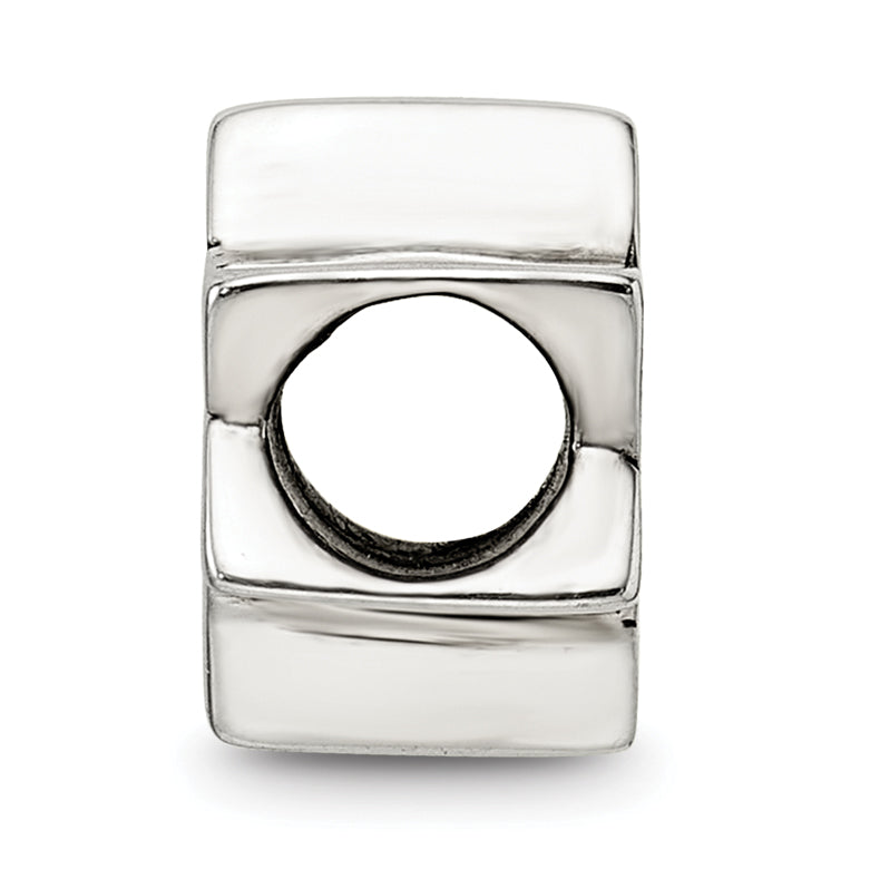 Sterling Silver 925 Star of David Bead with Antiqued Finish, Elegant and Versatile