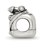 Sterling Silver 925 Scuba Tank Bead with Antiqued Finish Ocean-Themed Elegance