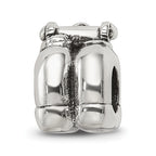 Sterling Silver 925 Scuba Tank Bead with Antiqued Finish Ocean-Themed Elegance