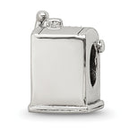Sterling Silver 925 Slot Machine Bead with Antiqued Finish  A Lucky Vintage Charm