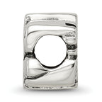 Sterling Silver 925 #1 Mom Bead with Antiqued Finish Elegant Gift for Charm Bracelets