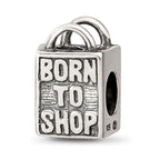 Sterling Silver Reflections Born to Shop Bead