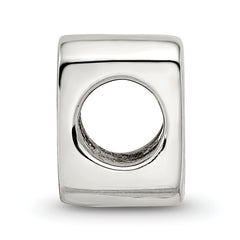 Sterling Silver Reflections Numeral 0 Bead