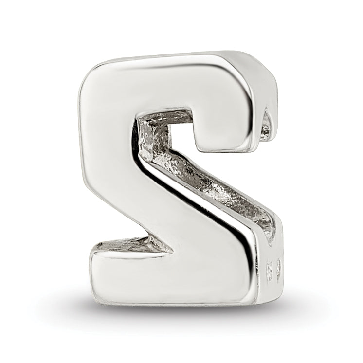 Sterling Silver 925 Number 2 Bead with Polished Finish  Elegant, Versatile Keepsake for LifeÃƒÆ’Ã†â€™Ãƒâ€šÃ‚Â¢ÃƒÆ’Ã‚Â¢Ãƒâ€šÃ¢â‚¬Å¡Ãƒâ€šÃ‚Â¬ÃƒÆ’Ã‚Â¢Ãƒâ€šÃ¢â‚¬Å¾Ãƒâ€šÃ‚Â¢s Milestones