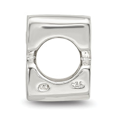 Sterling Silver Reflections Number 3 Bead