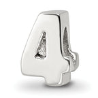 Sterling Silver Reflections Number 4 Bead