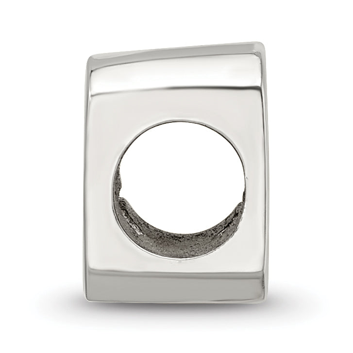 Sterling Silver 925 Number 9 Bead with Polished Solid Finish Secondary image