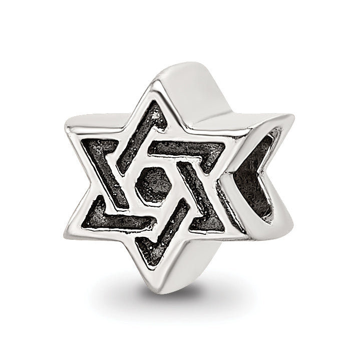 Sterling Silver Reflections Kids Star of David Bead