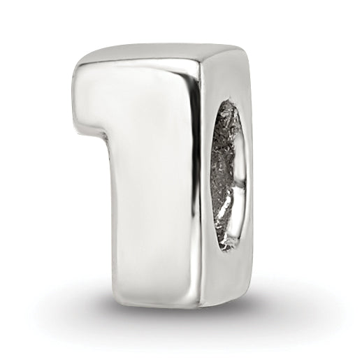 Sterling Silver Reflections Kids Number 1 Bead Main image