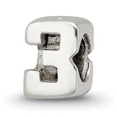 Sterling Silver Reflections Kids Number 3 Bead