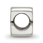 Sterling Silver 925 Kids Number 8 Bead with Polished Finish