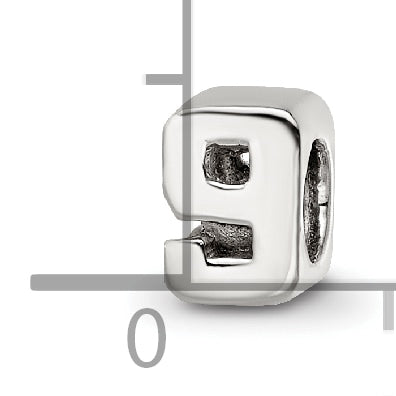Sterling Silver 925 Polished Kids Number 9 Bead Solid and Casted