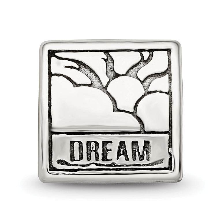 Sterling Silver 925 Themed Bead with Antiqued Finish Solid Crafted