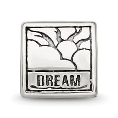 Sterling Silver 925 Themed Bead with Antiqued Finish Solid Crafted