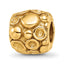 Sterling Silver Gold-plated Reflections Dots Bali Bead