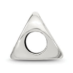 Sterling Silver 925 Antiqued Best Friend Trilogy Oval Bead