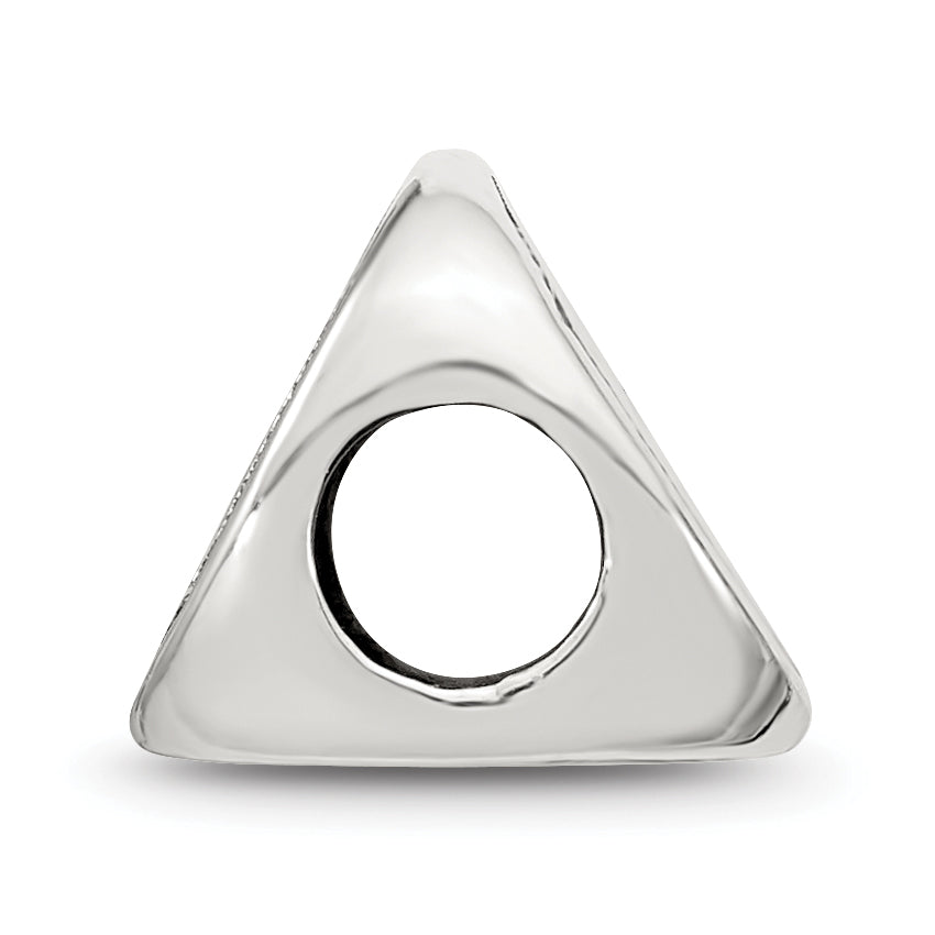 Sterling Silver 925 Antiqued Best Friend Trilogy Oval Bead