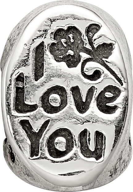Sterling Silver Reflections #1 Mom Trilogy Oval Bead