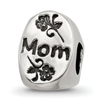 Sterling Silver Reflections #1 Mom Trilogy Oval Bead