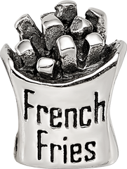 Sterling Silver Reflections French Fries Bead