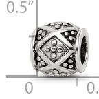 Sterling Silver 925 Bali Bead with Antiqued Finish for Elegant Jewelry