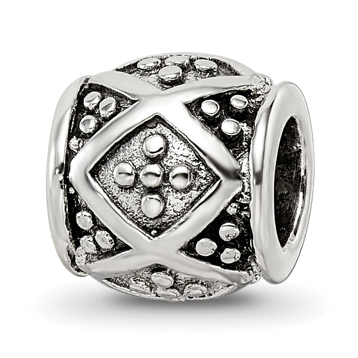 Sterling Silver Reflections Dots Bali Bead Main image