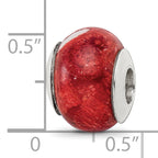 Sterling Silver 925 Bamboo Coral Bead Polished Earth-Inspired Jewelry