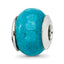 Sterling Silver Reflections Faceted Blue Quartz Stone Bead