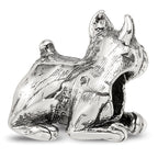 Sterling Silver 925 Antiqued Boxer Bead Solid Themed Design by Sophia Jewelers