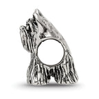 Sterling Silver 925 Miniature Schnauzer Bead with Antiqued Finish  Elegant Pet Tribute